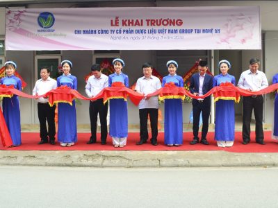 Lễ cắt băng khai trương chi nhánh Công ty cổ phần dược liệu Việt Nam tại Nghệ An