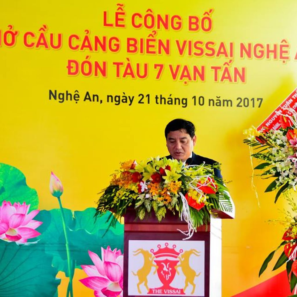Đồng chí Nguyễn Đắc Vinh – Bí thư Tỉnh ủy phát biểu