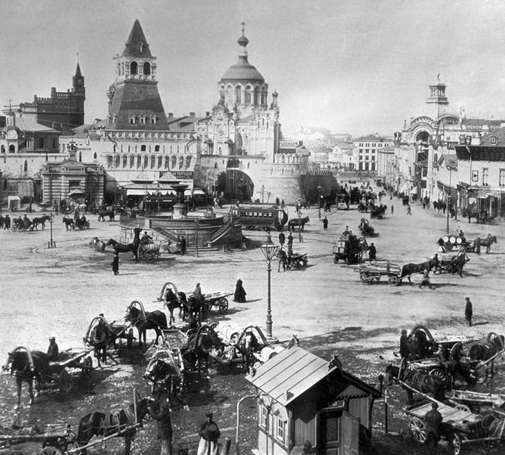 Quảng trường Lubyanka năm 1899 