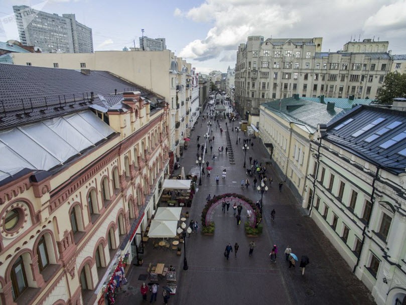 Sự thay đổi của phố Arbat ở Moscow năm 2016